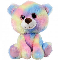 Rainbow Glitter Eyes Bear Plush Toy