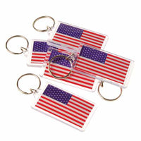 U.S. Flag Keychain Accessory (One dozen)