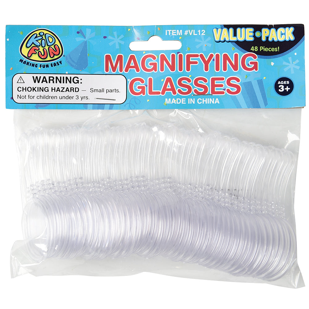 Novelty Magnifying Glasses Party Favor (Pack of 48)