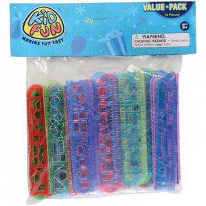 4.5 Inch Rulers Stationery - 72 Pieces