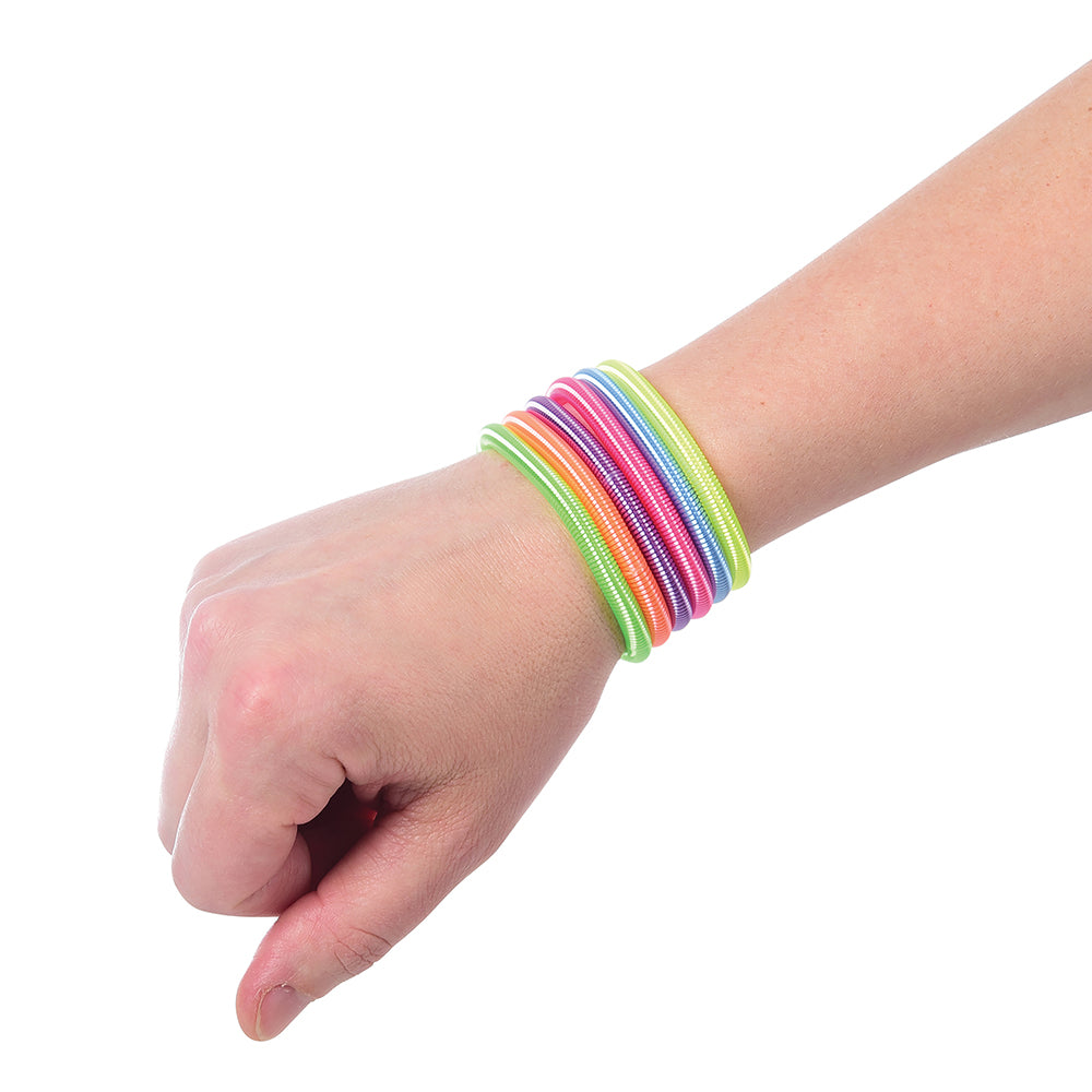 Coil Bracelets Party Favor - 24 Pieces