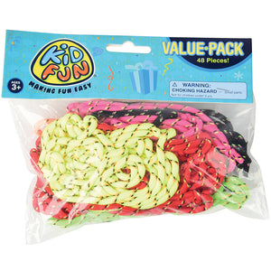 Friendship Bracelets Party Favor - 48 Pieces