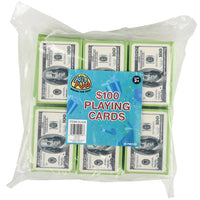 $100 Playing Cards (24 per Package)