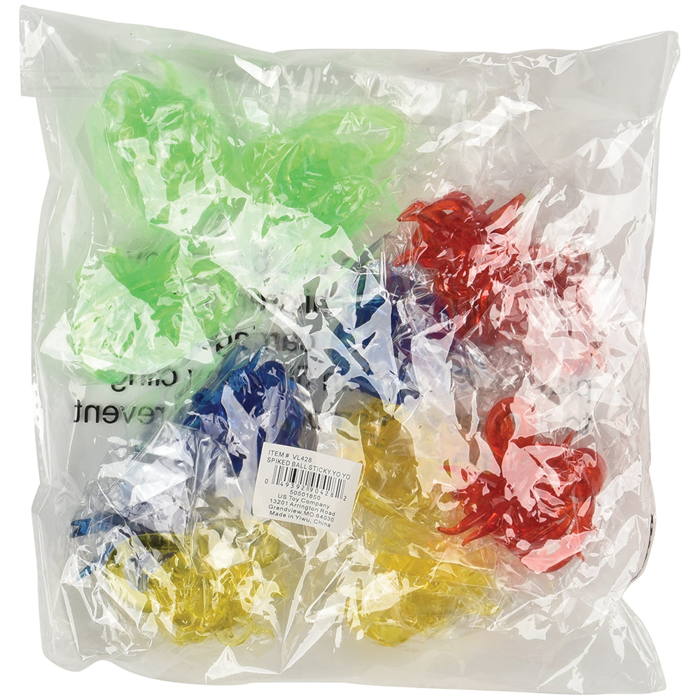 Spiked Ball Sticky Yo Yo (12 per Package)