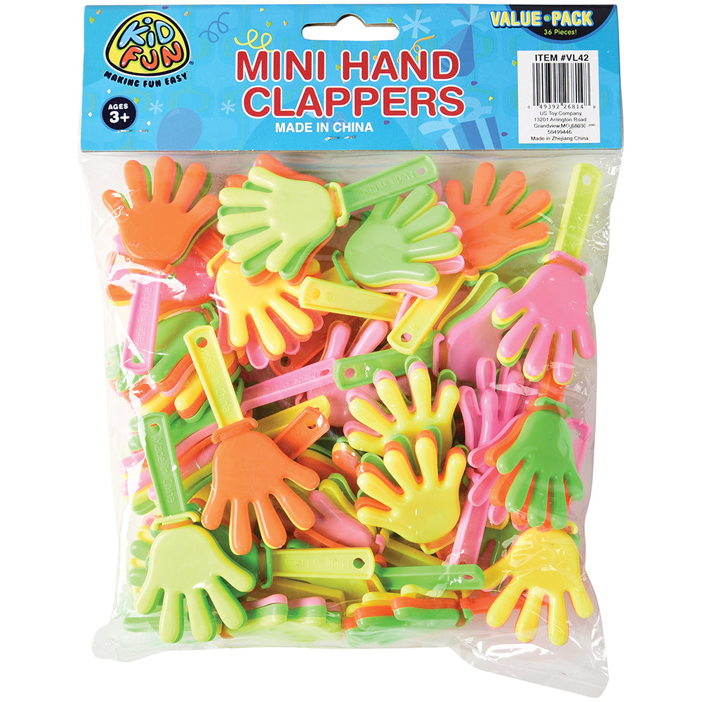 Mini Hand Clappers Toy - 36 Pieces - Price: $3.38