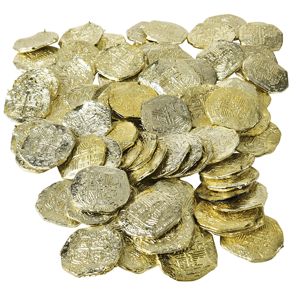 Ancient Pirate Coins Novelty - 72 Pieces