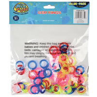 Gem Rings-72 Pieces Novelty