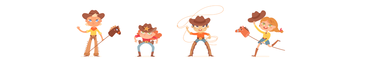 Western and Cowboy Theme Toys and Novelties