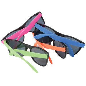 Neon Rubber Sunglasses Party Favor (1 Dozen)