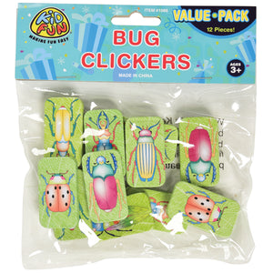 Bug Clickers Novelty (One Dozen)