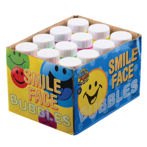 Smiley Face Bubbles - 2 oz Party Favor (1 dozen)