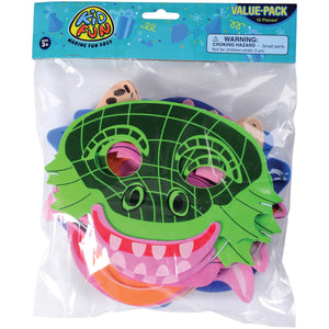 Dinosaur Foam Masks Costume Accessory (1 dozen)