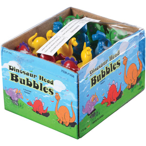Dinosaur Head Bubbles Toy (One Dozen)