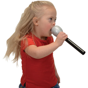 Glitter Microphones Party Favor (1 Dozen)