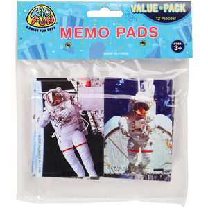 Space Station Theme Memo Pads (One Dozen)