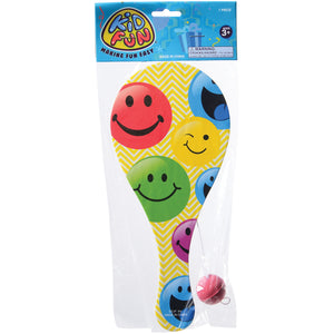 Smile Paddle Balls Toy (One Dozen)