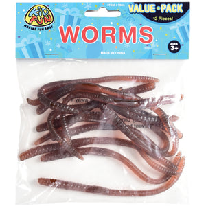 Worms Toy Set (One Dozen)