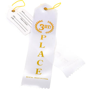 Winners Ribbons - 3rd Place Party Favor (One Dozen)