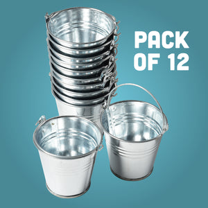 Mini Metal Buckets Party Supply (1 Dozen)