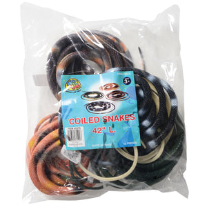 Coiled Snakes - 42 Inch Toy (1 Dozen)