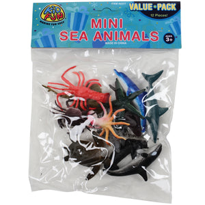 Mini Sea Animals Toy Set (One dozen)