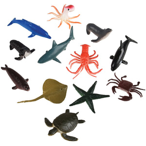 Mini Sea Animals Toy Set (One dozen)
