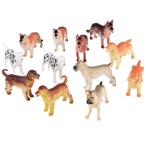 Dogs - 4 Inch Plush Toy (One dozen)