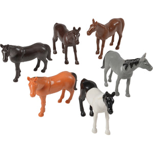 Toy Plastic Horses 4.5 inch (1 Dozen)