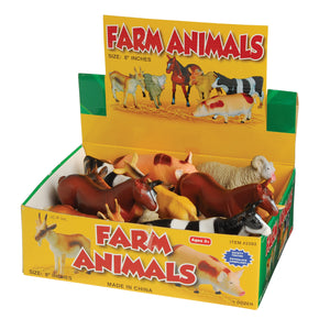 Farm Animals - 8 Inch Plush Toy (1 Dozen)