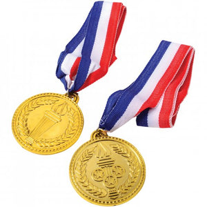 Novelty Olympic Style Gold Medals (One Dozen)