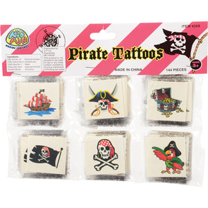 Pirate Tattoos Party Favor (pack of 144)