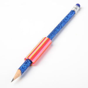 Striped Pencil Stationery Grips (1 Dozen)