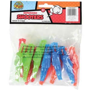 Superhero Shooters Toys (one dozen)