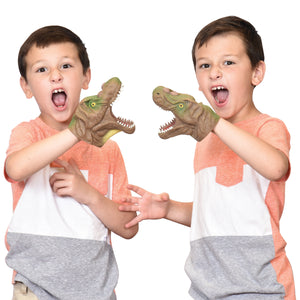 Stretchy Dinosaur Hand Puppet Toy (pack of 6)