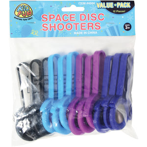 Toy Space Disc Shooters (pack of 12)