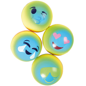Rainbow Emoji Stress Balls Toy (pack of 12)
