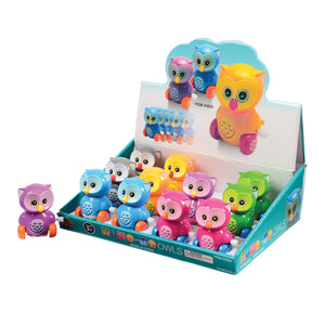 Wind Up Owls Toy (pack of 12)