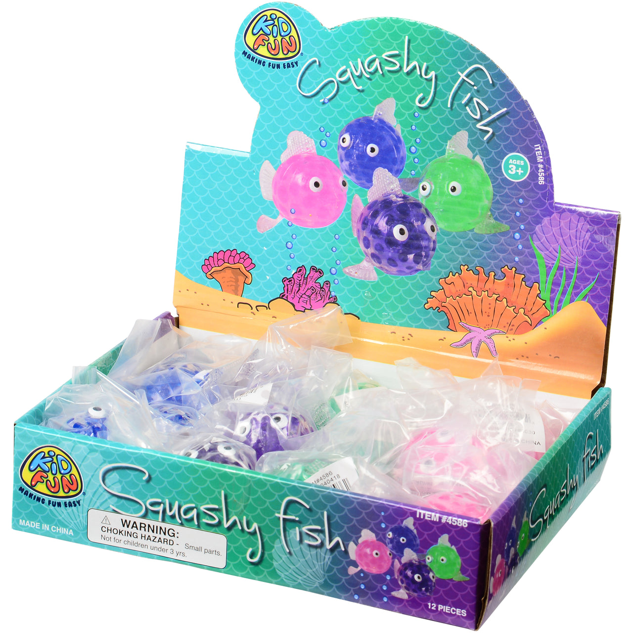 Squashy Fish Toy (1 Dozen)