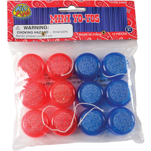 Western Mini Yo-Yos Toy (1 Dozen)