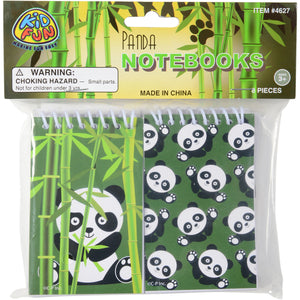 Panda Notebooks Party Supply (Pack of 8)