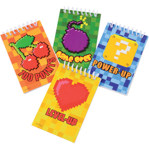 Power Up Notebooks Party Supply (Pack of 8)