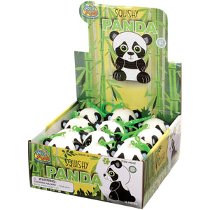 Squishy Panda W/Glitter Eyes Toy (1 Dozen)