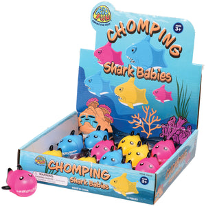Chomping Shark Babies Toy (Pack of 12)