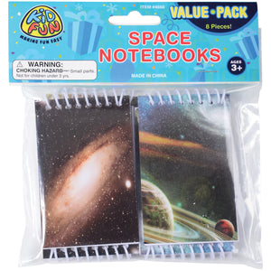 Space Theme Notebooks (Pack of 8)