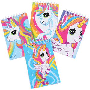 Unicorn Notebooks Pack of 8 Stationery