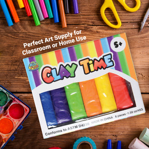 Mini Rainbow Modeling Clay Art Supplies 72 Per Display