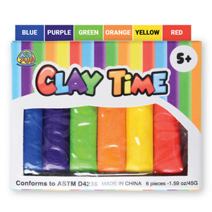 Mini Rainbow Modeling Clay Art Supplies 72 Per Display