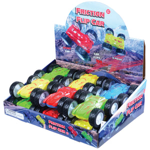 Friction Flip Car Toy 12 Per Display