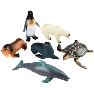 Colossal Sea Creatures Toy 6 Per Pkg