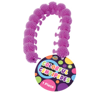 Colorful Centipedes Toy Set 24 Per Display